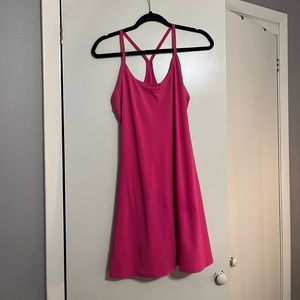 Outdoor Voices hot pink exercise dress size small